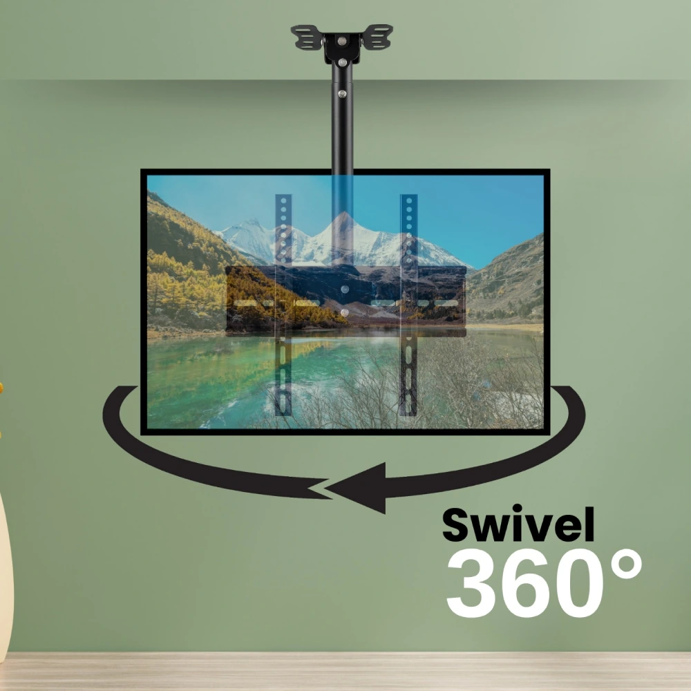DS LED Ceiling Mount Stand 26" To 55" | Movable and Adjustable (766-2) view 5